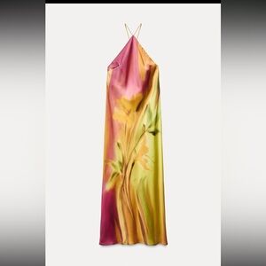 Zara Midi Satin Dress